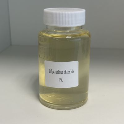 Solusi 18% Poli aluminium Klorida tanaman Koagulan cair Pac Polymer Bod Cod Removal Bahan kimia Ph Eropa yang luas