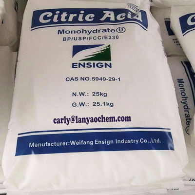 30-100 Mesh Serbuk Asam Lemon Cas No 5949-29-1