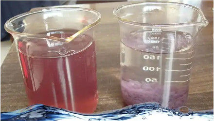 Kemurnian tinggi Dyeing Sewage Treatment Liquid Chemical Water Decoloring Agent