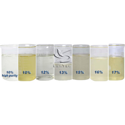 Cahaya Kuning Atau Bebas Warna Pengolahan Air Cairan PAC Untuk Aplikasi Industri Poly Aluminium Chloride