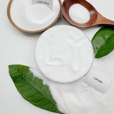 Kemurnian Tinggi 99,5% Granula Putih Asam Sitrat Bubuk Asam Anhydrous Agen Aroma Dengan 25kg Bag