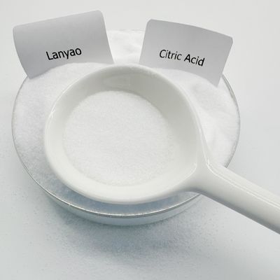 kemurnian 99,9% Citric Anhydrous Monohydrate Powder Kandungan rendah kelembaban 0,09%