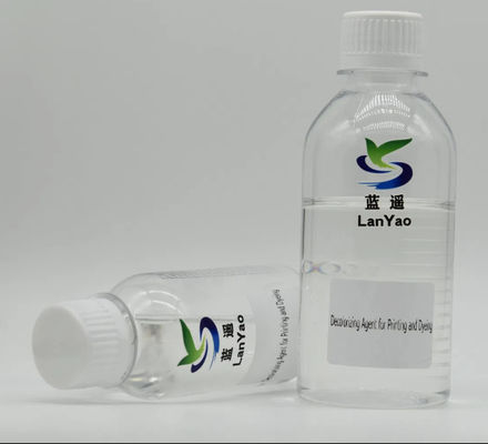 Kompatibel dengan kebanyakan pewarna tekstil Decoloring Agent Cairan tak berwarna