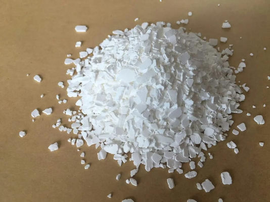 Bubuk Kalsium Klorida Putih Ph 7-8 10% Solusi Rumus Kimia CaCl2 Untuk Perawatan Kolam Renang
